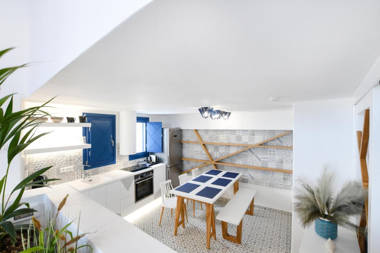 Blue White Residence Monólithos Eksteriør bilde
