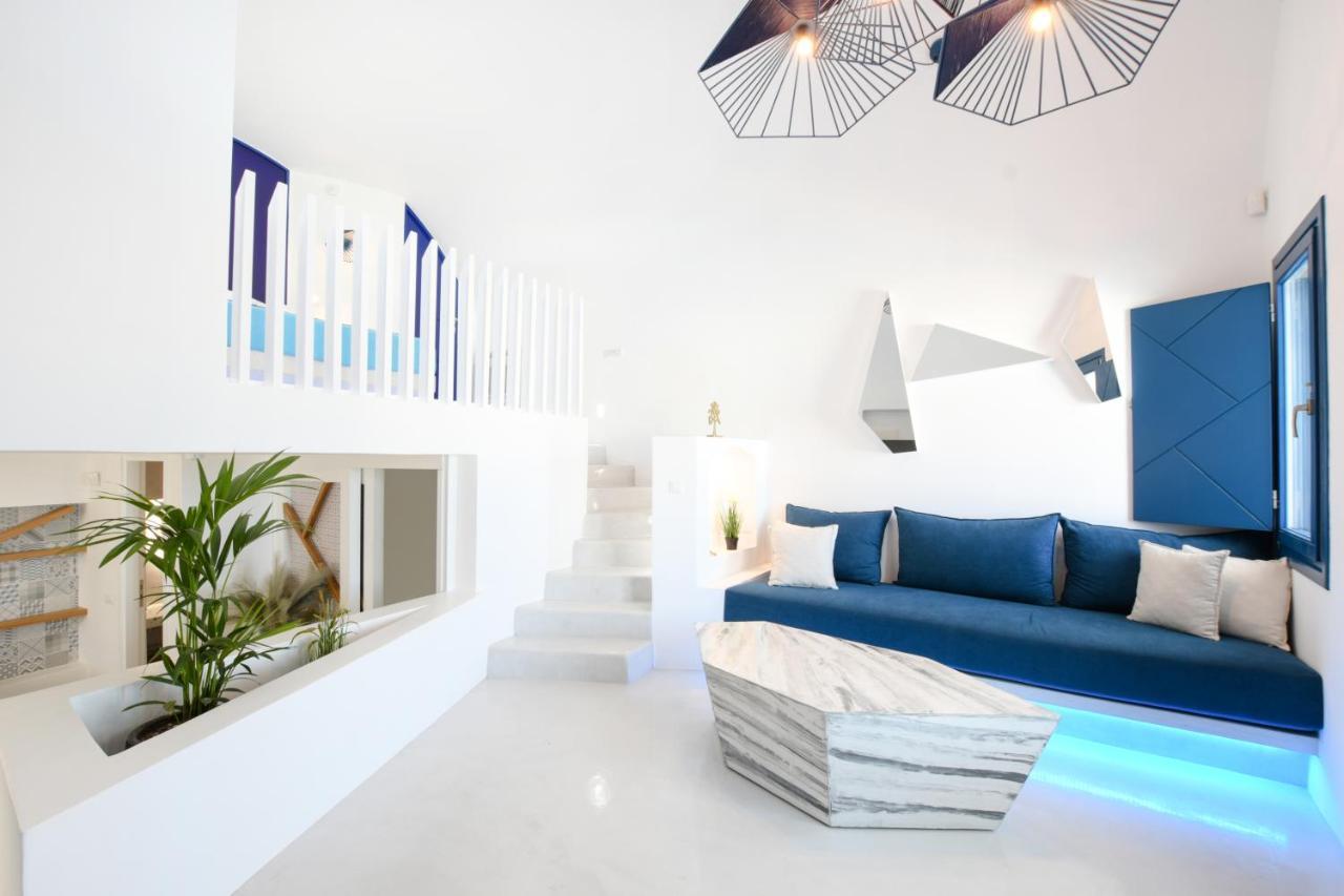 Blue White Residence Monólithos Eksteriør bilde